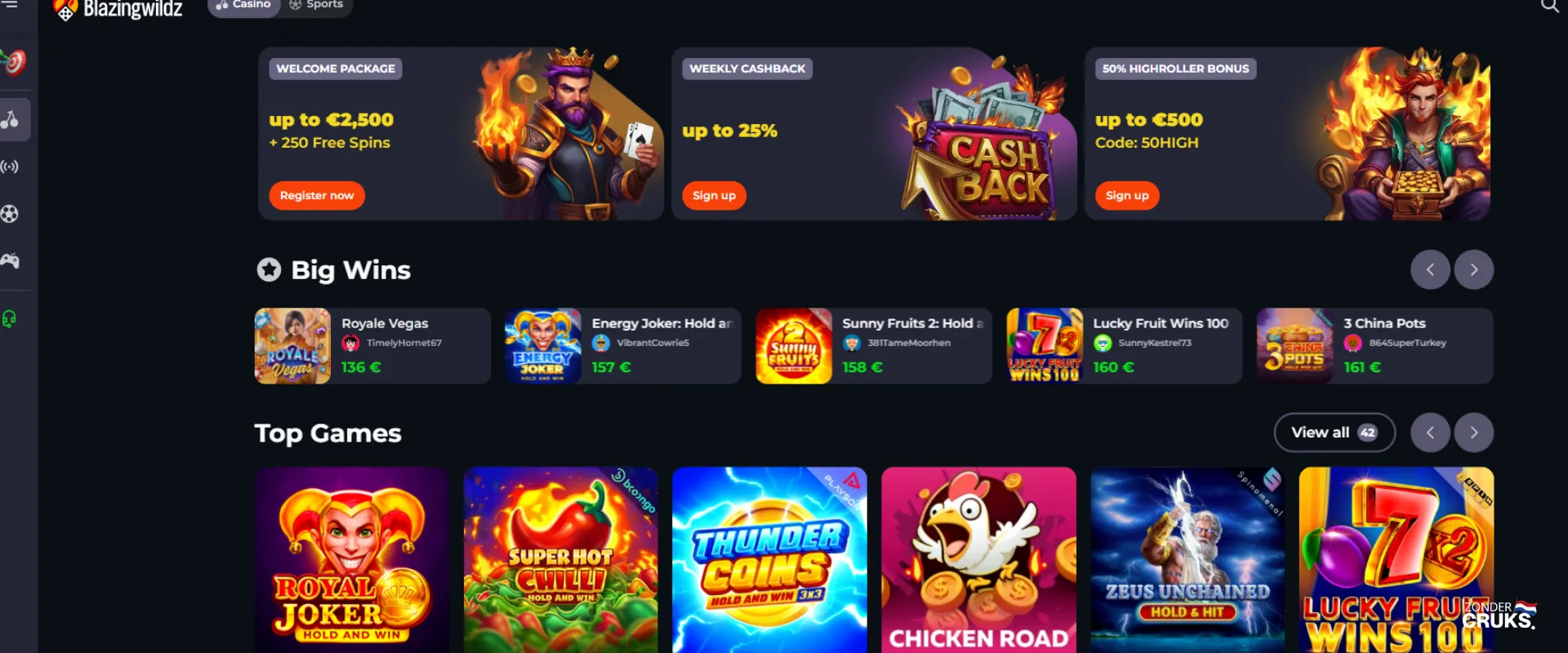 Blazing wildz review