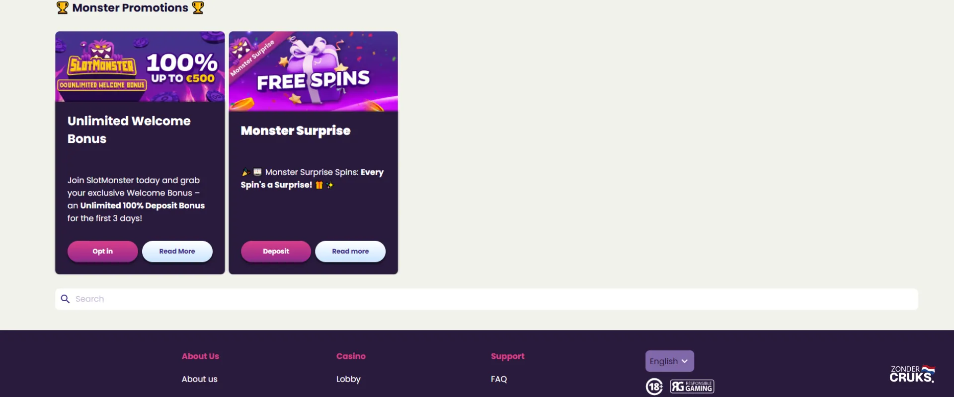 Slotmonster casino bonus