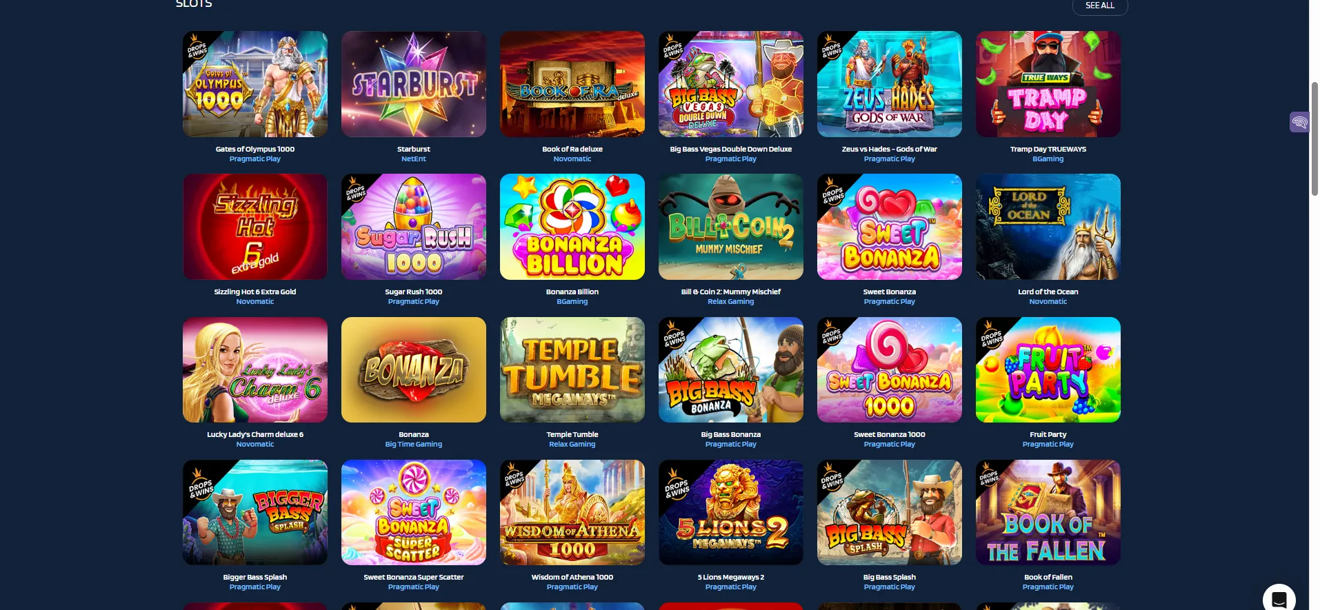 Jaabet casino spellen