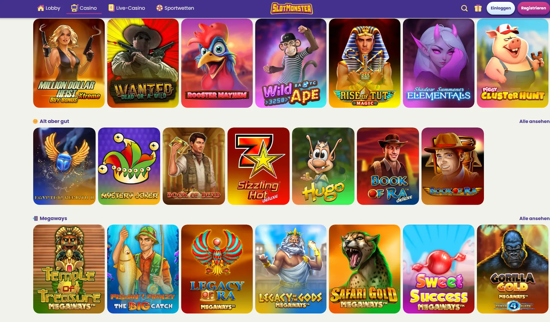 slotmonster live casio games