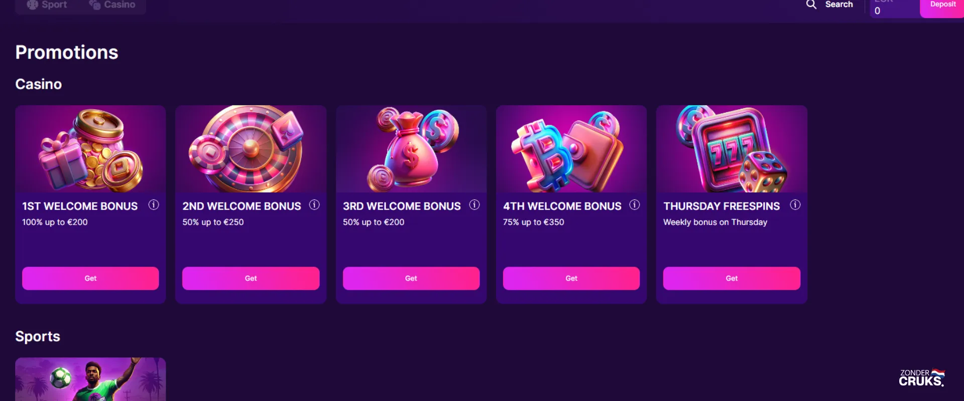 slotrush casino bonus