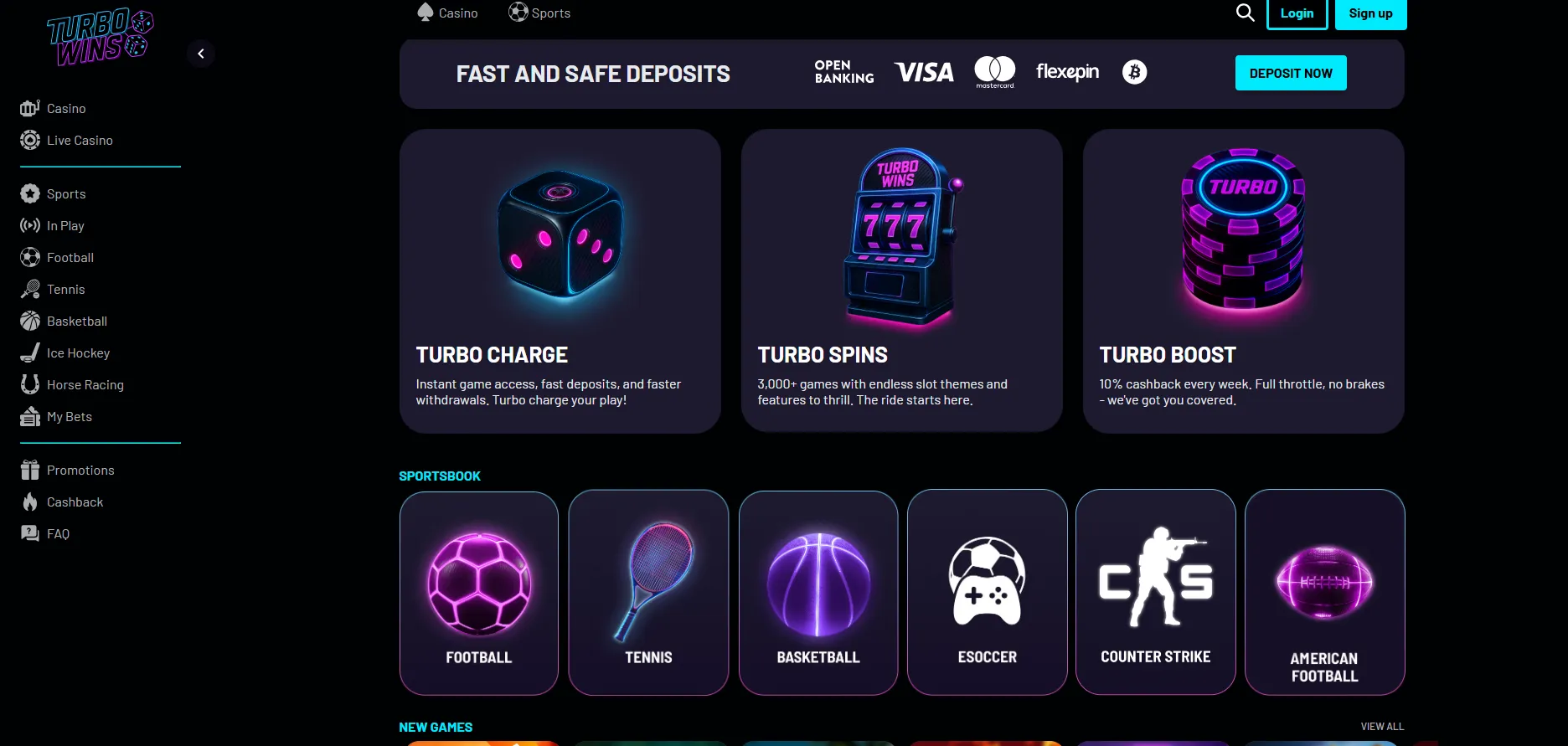 turbo wins casino review